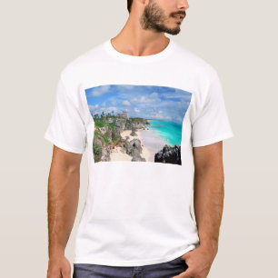 Mexico Yucatan, peninsula, fördärvar av Tulum, Tee Shirt