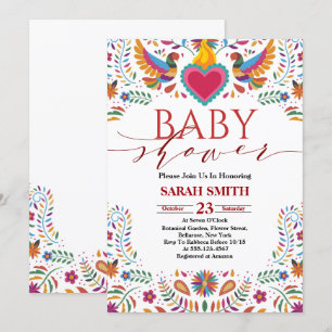 Mexiica Fiesta Baby Shower-inbjudan Inbjudningar
