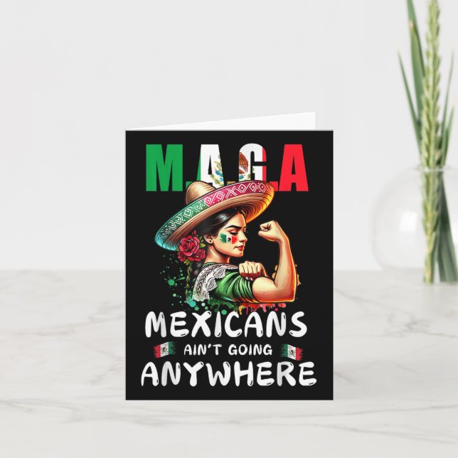 Mexiicans Aint Going överallt Kort (Framsida)