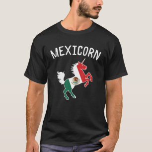 Mexiicorn Cute Mexican Flagga Unicorn Cinco De May T Shirt