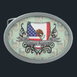 Mexikan-Amerikanen skyddar flagga<br><div class="desc">Föreställ Mexico! Detta objekt presenterar en vapensköld med den mexicanska flagga, och amerikanska flaggan på ett heraldiskt skyddar att looks gillar en familjvapensköld och en stam- tatueringdesign. Vet du någon som är mexicanskt, eller enAmerikan som missa deras hem- land och skulle något liknande för att vara patriotisk om deras infödda...</div>