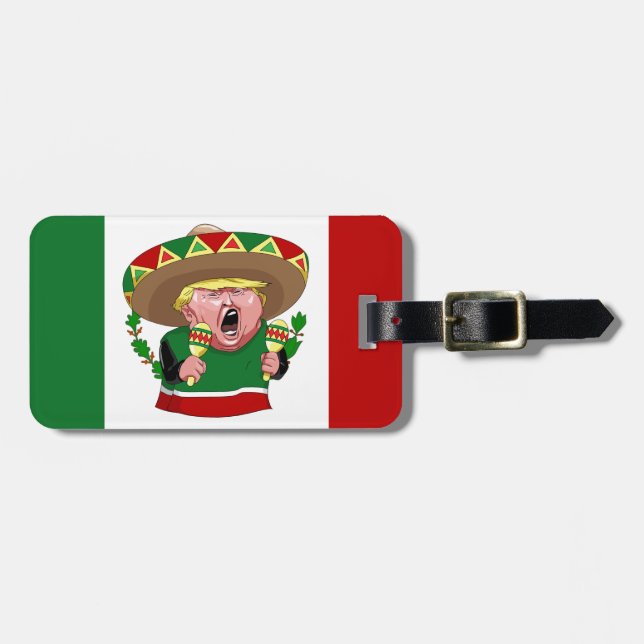 mexikan donald trump bagagebricka (Horisontell Framsida)
