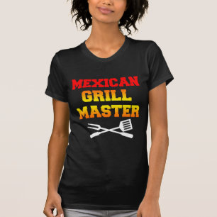 Mexikanen grillar ledar- (PÅ MÖRK) T Shirt