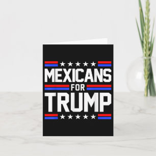Mexikaner för trumman 2024, Mexiko USA, Vänskap Fl Kort