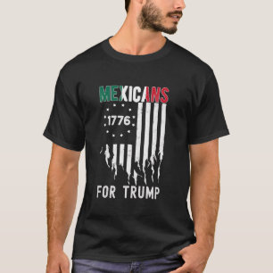 Mexikaner för trumman 2024, Mexiko USA, Vänskap Fl T Shirt