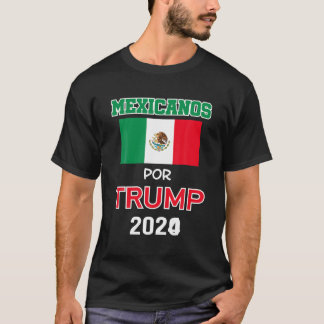 Mexikaner för Trump 2024 Pro Trump Gift Mexiko ica T Shirt