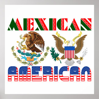 Mexikansk-amerikanska örnar poster