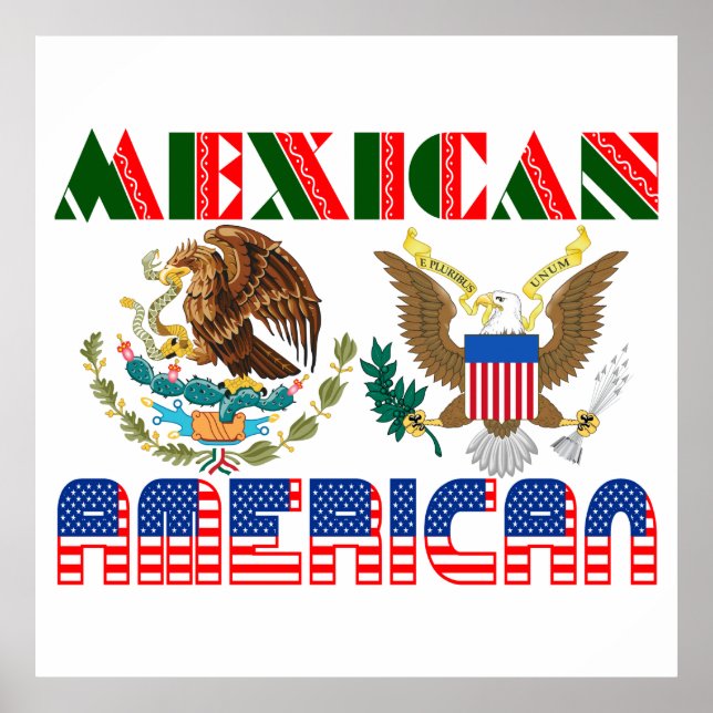 Mexikansk-amerikanska örnar poster (Framsidan)