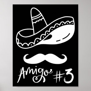 Mexikansk amigo #3 Group Matching Cinco De Mayo - Poster