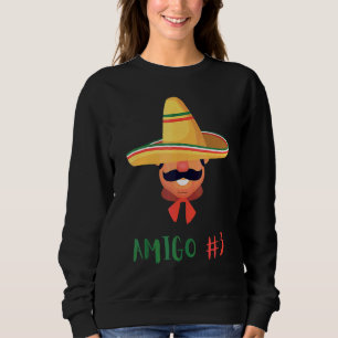 Mexikansk Amigo 3 Grupp Matchande DIY Halloween Ko T Shirt