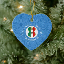 Mexikansk Angel Hanukkah Flagga Personlig
