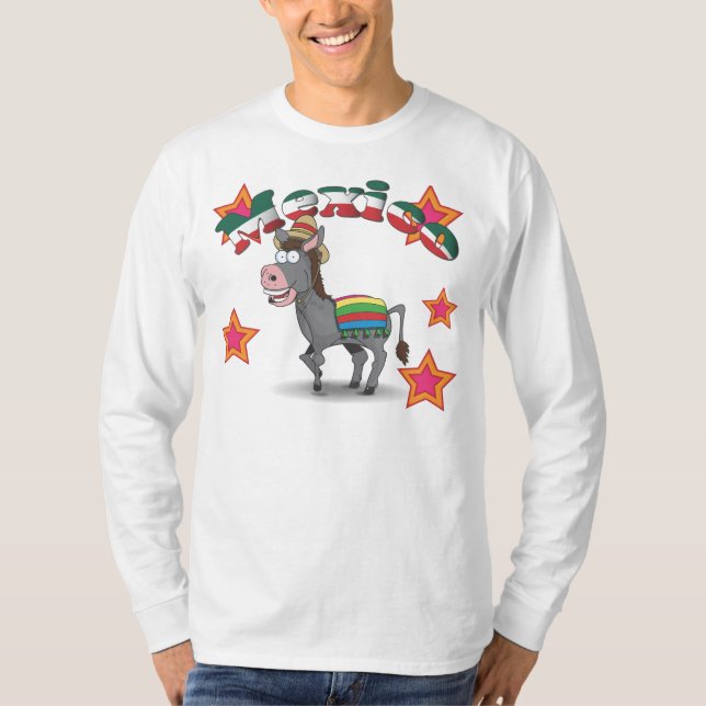 Mexikansk åsna tee shirt (Framsida)
