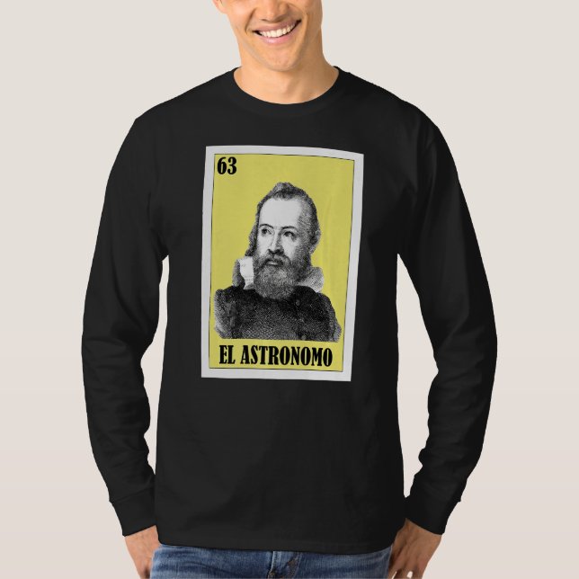 Mexikansk astronomi El Astronomo 1 T Shirt (Framsida)