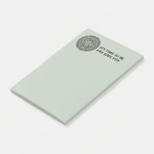 Mexikansk Aztekisk Solsten Mayakalender 1 Post-it Block