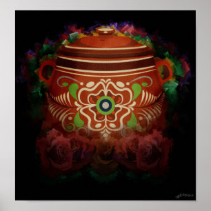 Mexikansk bean Pot Poster