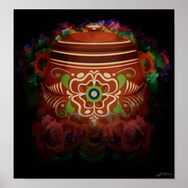 Mexikansk bean Pot Poster (Framsidan)
