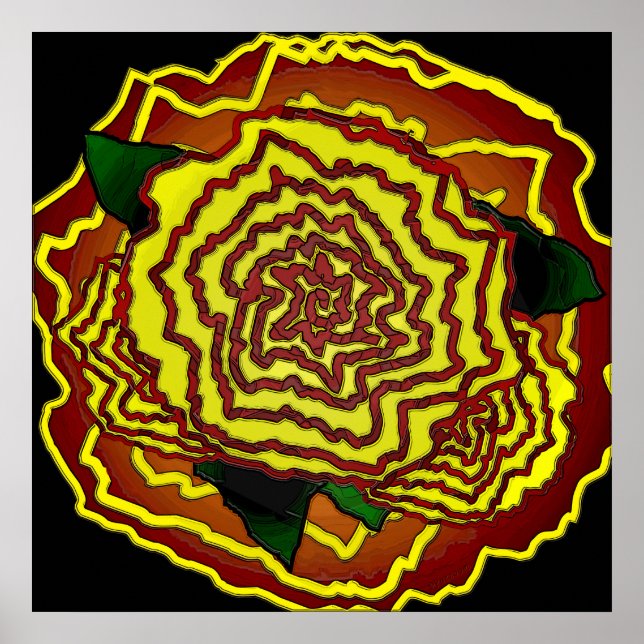 mexikansk blomma poster (Framsidan)