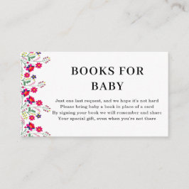 Mexikansk Blommigt | Bokar för Baby | Baby Shower Tilläggskort
