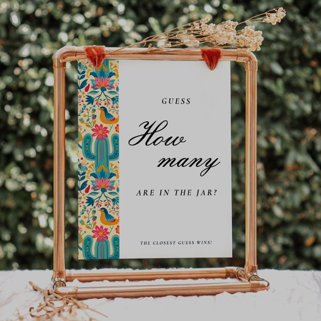 Mexikansk Blommigt Hur många Kisses Möhippa-tecken Poster (Skapare uppladdad)