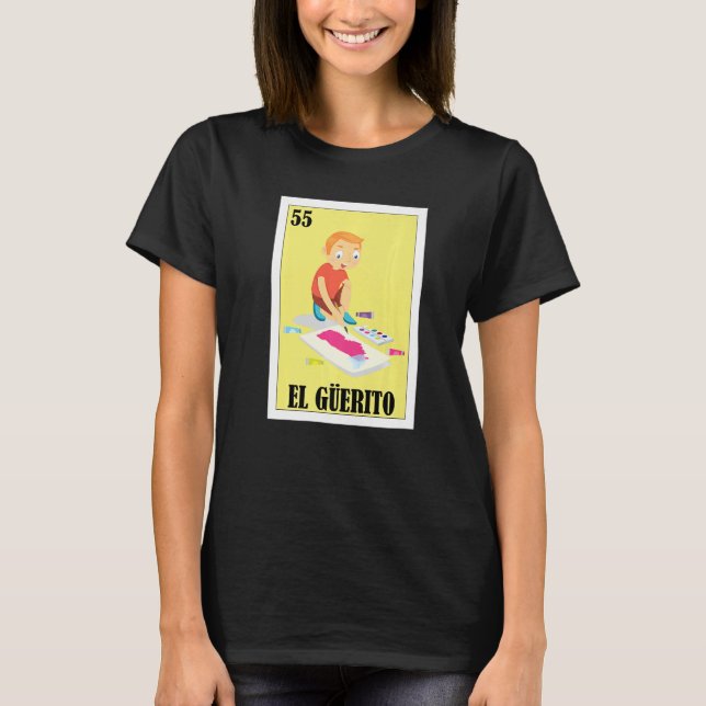 Mexikansk Blond Kid  El Guerito T Shirt (Framsida)