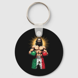 Mexikansk boxing Jesus Kristus Mex Boxing Kort Nyckelring
