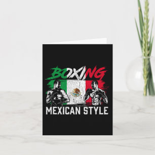 Mexikansk Boxing Sports Fight Coach Boxer Kort