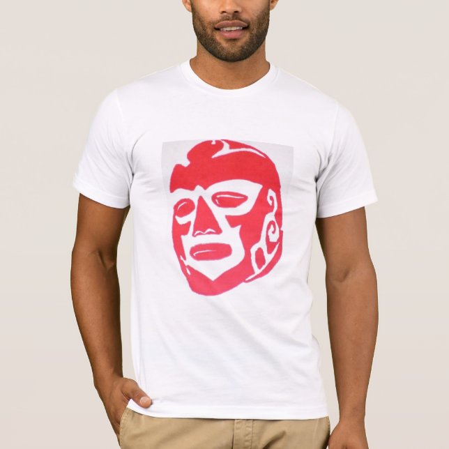 mexikansk brottare t-shirt (Framsida)