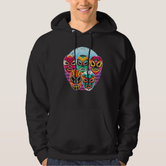 Mexikansk brottlingmask I Coola mexikansk brottnin Hoodie