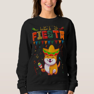 Mexikansk cinco De Mayo Fiesta Låt oss Fiesta Shib T Shirt