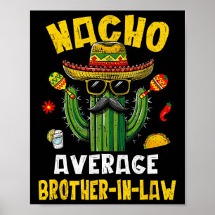 Mexikansk Cinco De Mayo Nacho Genomsnittlig Svärbr Poster