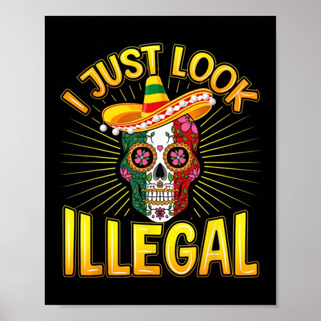 Mexikansk cinco De Mayo Party. Jag ser bara olagli Poster (Framsidan)
