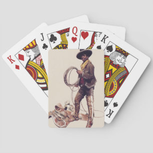 “Mexikansk Cowboy” av W Herbert Dunton  Casinokort