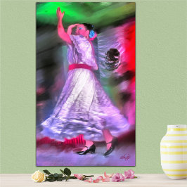 Mexikansk dansare 0175 Art Skriv ut Poster