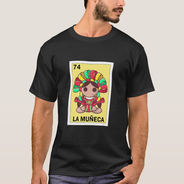 Mexikansk doll La Muñeca T Shirt (Framsida)