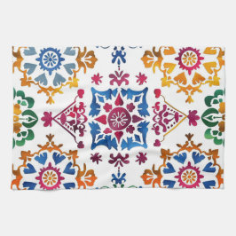 Mexikansk färgstark stjärnorna kökshandduk