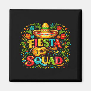 Mexikansk Fest Cinco De Mayo Låt Oss Taco Rörande Magnet