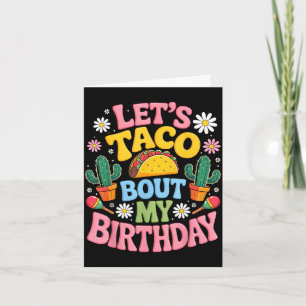 Mexikansk fest cinco de mayo let's taco bout kort
