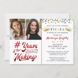 Mexikansk fiesta 2-foto oavsett ålder inbjudningar