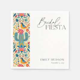 Mexikansk Fiesta Blommig Bröllopsfest Pappersservett