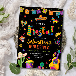 Mexikansk Fiesta Födelsedagsfest, Cinco De Mayo-fe Inbjudan
