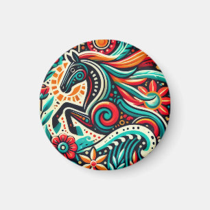 Mexikansk fiesta-häst magnet