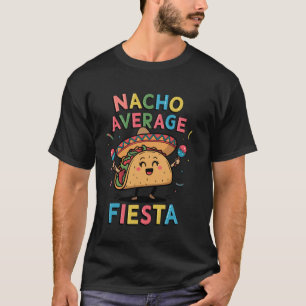 Mexikansk Fiesta-kostym Rollig Nacho Genomsnittlig T Shirt