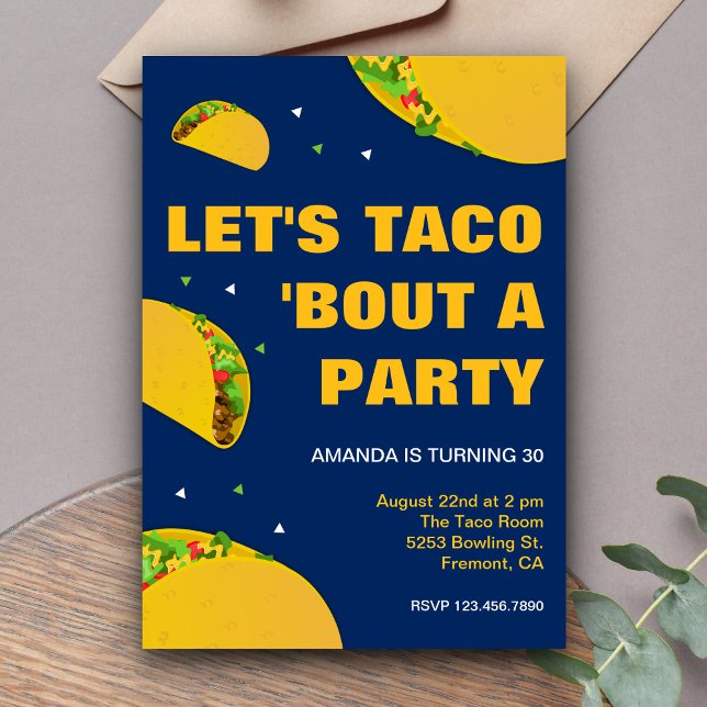 Mexikansk Fiesta | Låt oss taco 'Bout en fest föde Inbjudningar (Skapare uppladdad)