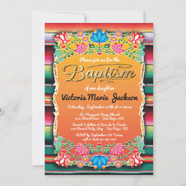 Mexikansk fiesta Party Guld Glitter Inbjudningar