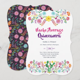 Mexikansk FIESTA Quinceanera-folkbild Inbjudningar