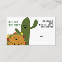 Mexikansk fiesta taco par Diaper Raffle