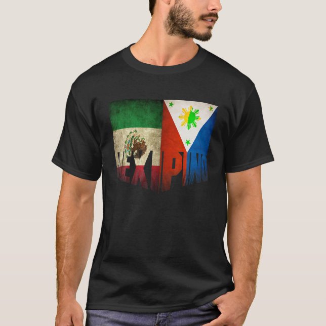 Mexikansk filippinsk heritage T Shir Shirt (Framsida)