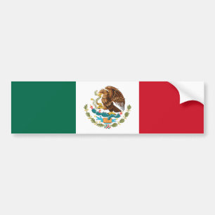 Mexikansk flagga bildekal