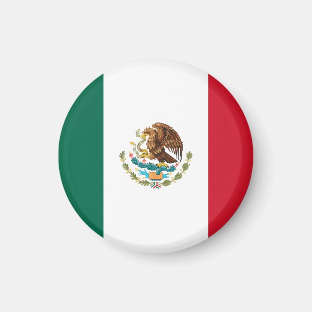 Mexikansk flagga magnet (Framsidan)