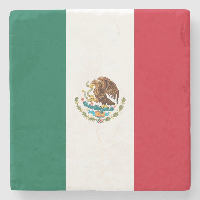 Mexikansk flagga (Mexiko) Stenunderlägg (Framsidan)